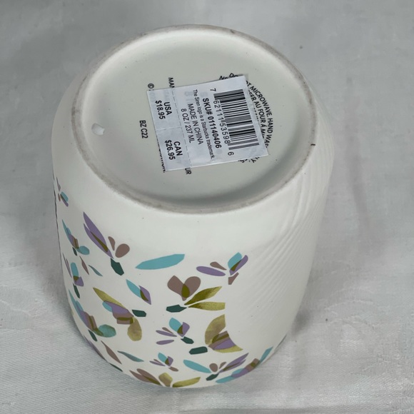 New With Lid Starbucks 2023 Floating Snowdrops Ceramic Travel Cup Mug 8 Oz - Picture 2 of 5